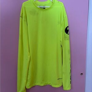 Seven7 Neon Yellow Long Sleeve Tee